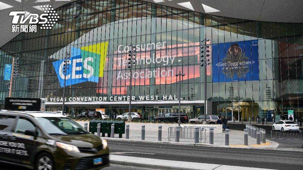 2023科技界盛事「消費電子展」(CES)在美國拉斯維加斯登場。(圖/達志影像美聯社)