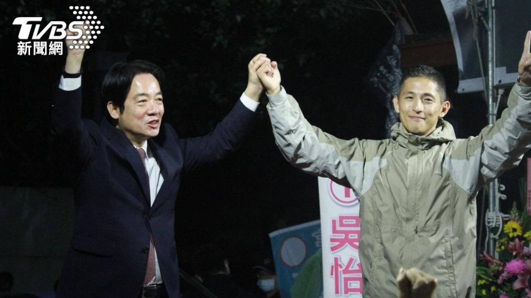 副總統賴清德昨(4)日為吳怡農站台輔選。(圖/方炳超攝)