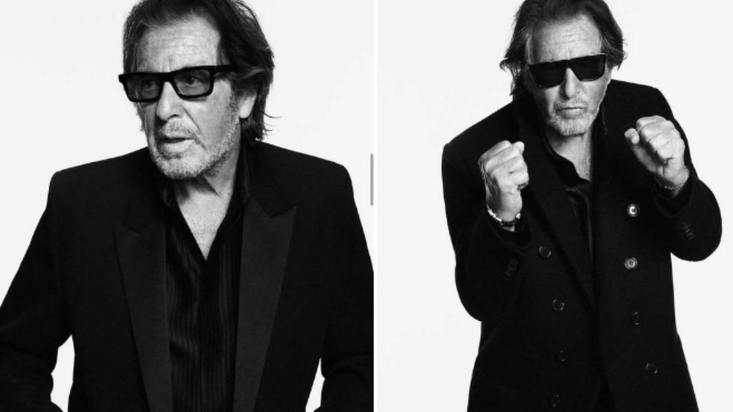 Saint Laurent 2022年邀請82歲的奧斯卡影帝艾爾帕西諾拍攝春夏廣告。(圖/翻攝自 推特@vishmidia)