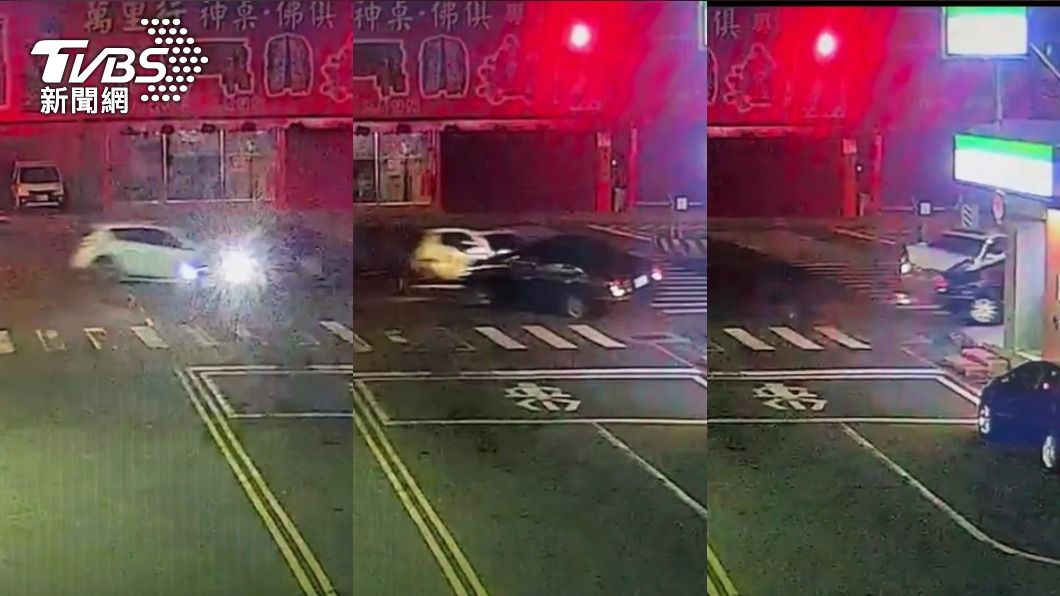 酒駕男無雙左轉釀禍 轎車變「戰鬥陀螺」衝超商
