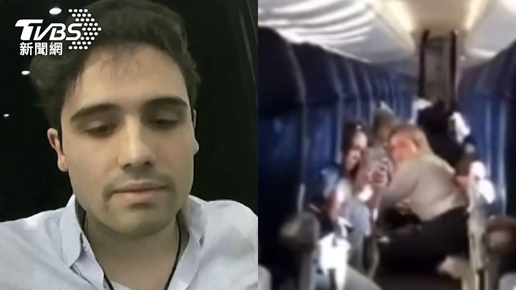 墨客機遭地面槍彈擊中！乘客急躲　竟是毒梟之子被逮掀亂