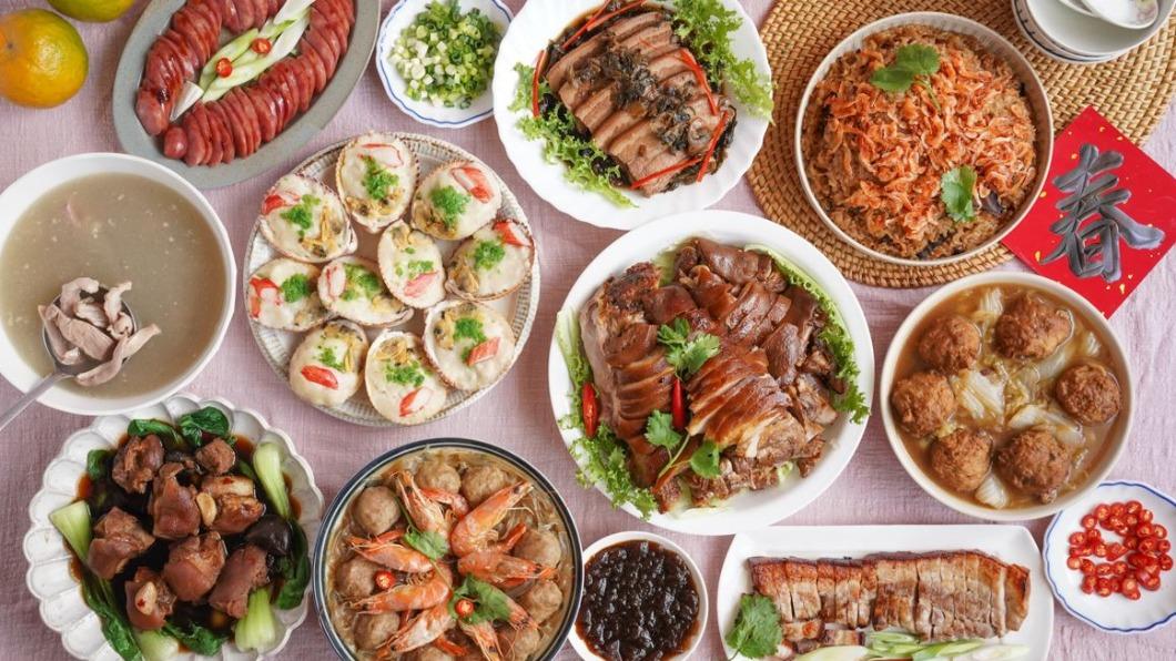 台畜今年推出超澎派的10道海陸年菜組。（圖／美食好芃友提供）