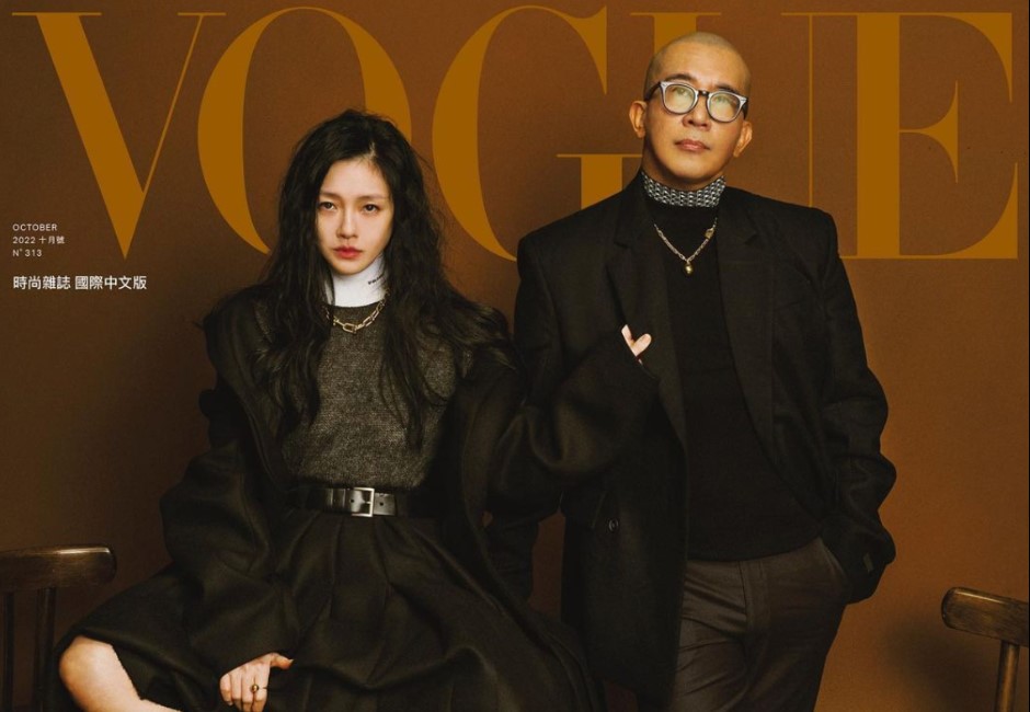 大S與具俊曄合拍雜誌。（圖／翻攝自 voguetaiwan IG）