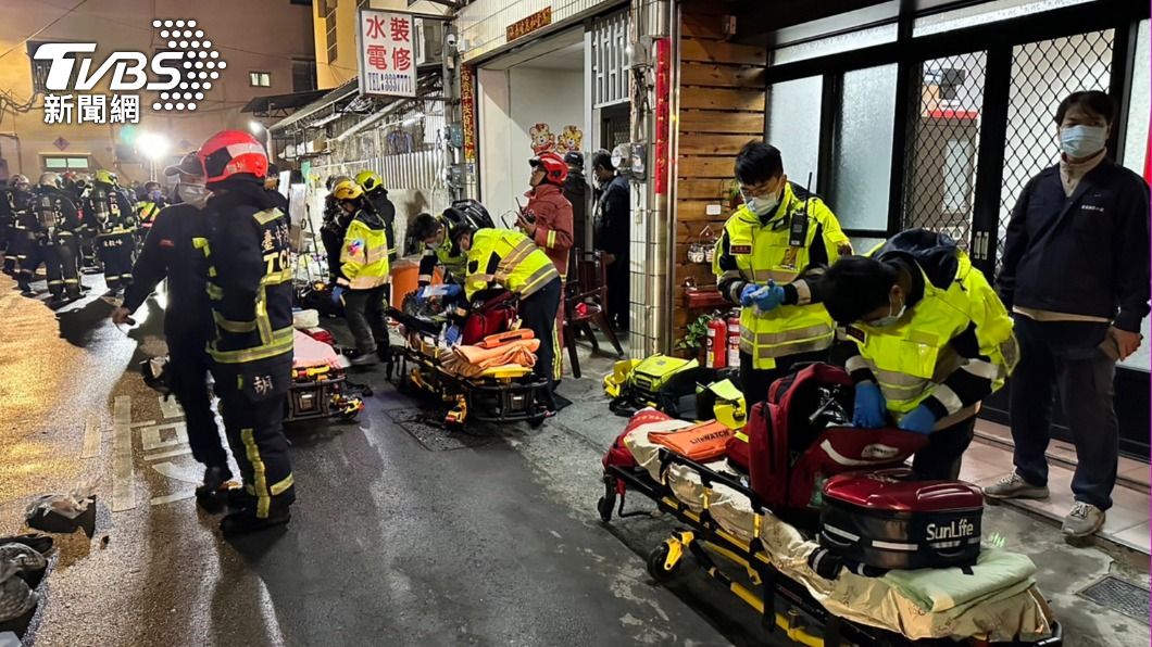 這起火災導致5人喪生。(圖/TVBS)