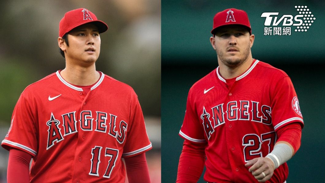 天使隊擁有大谷翔平及楚奧特兩大人氣球星。(圖/達志影像美聯社)