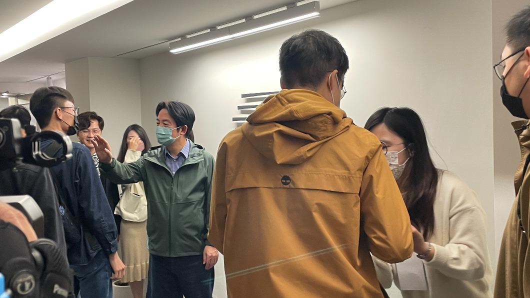 賴清德參選黨主席「向黨員報告-政見發表會」青年場今晚登場。(圖/吳紹瑜攝)