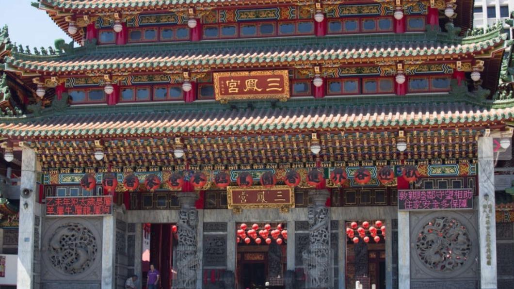 「三鳯宮」為全台最大的三太子廟。(圖/翻攝自高雄旅遊網)