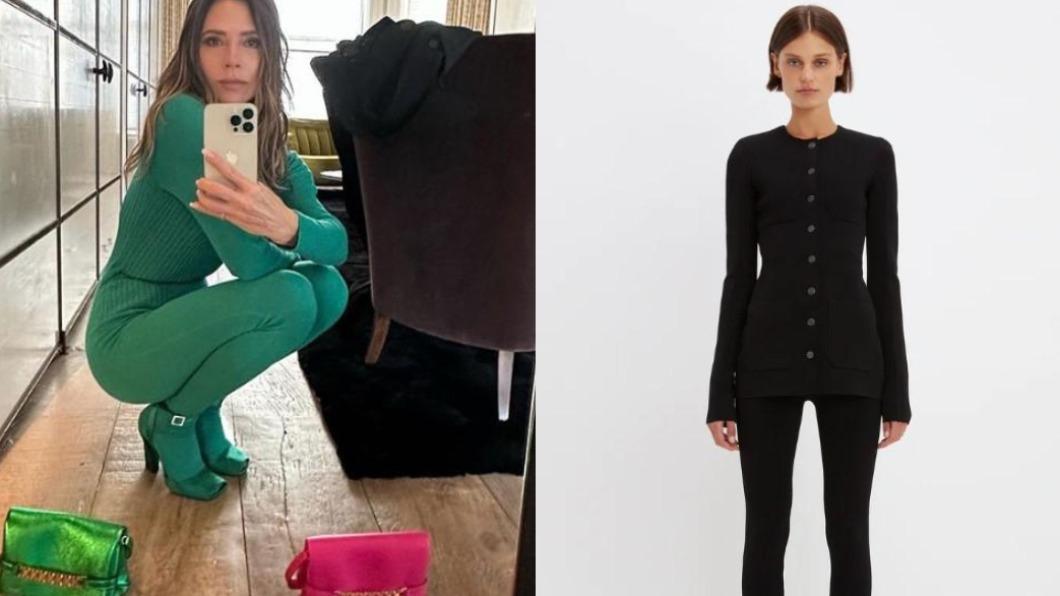 維多利亞賣力宣傳自家服裝品牌，不料產品都超爆貴。（圖／翻攝自victoriabeckham IG、victoriabeckham.com）