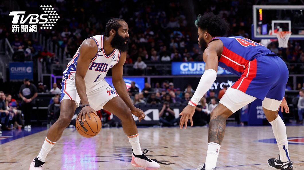 NBA哈登大三元擊垮活塞　達生涯2萬4000分里程碑
