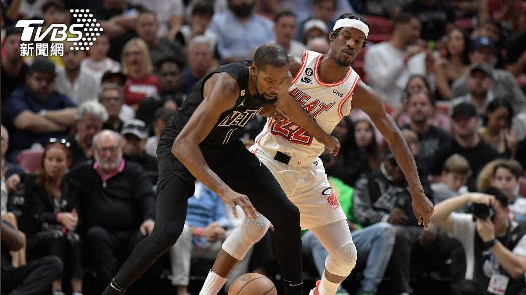 NBA籃網1分險勝熱火 杜蘭特膝傷提前退場