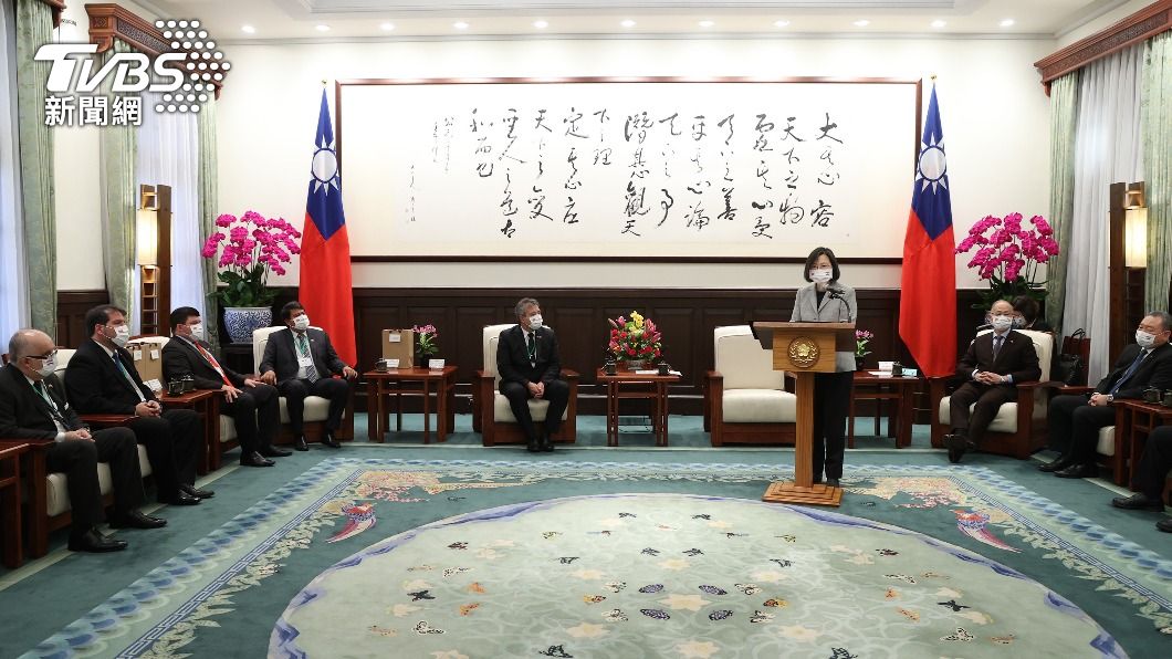 蔡英文接見巴拉圭議長　盼民主盟友加強合作