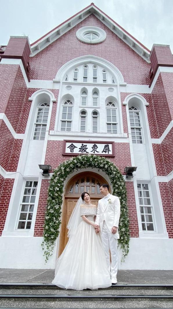 KIMIKO在屏東舉辦婚禮。(圖/翻攝自KIMIKO臉書)
