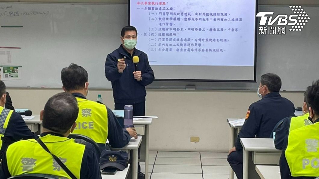 高雄市警察局長林炎田。(圖/TVBS)