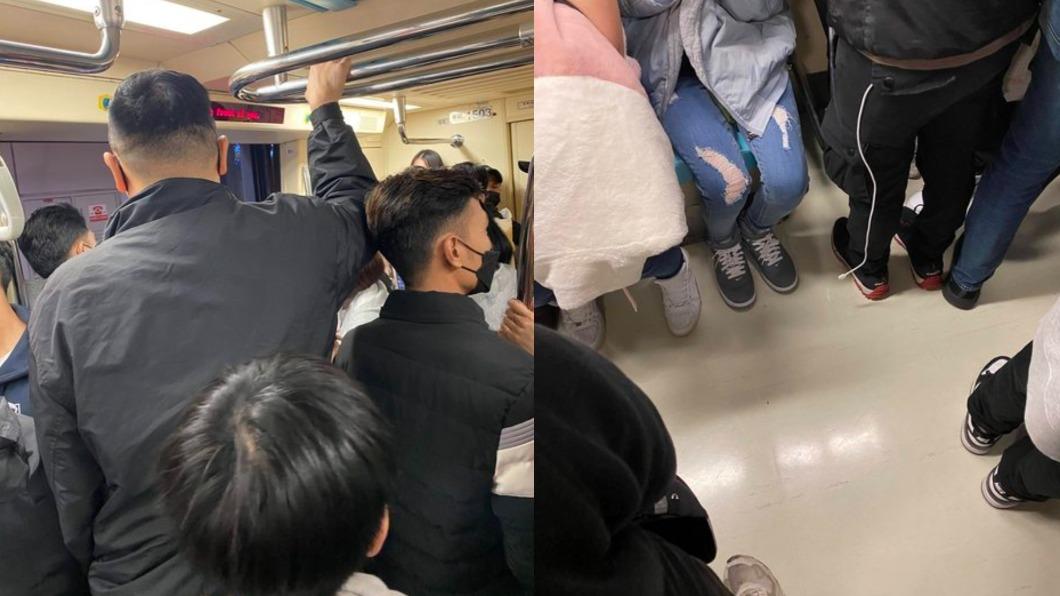原PO曬照質疑，台灣人是不是不會搭捷運？（圖／翻攝自PTT）