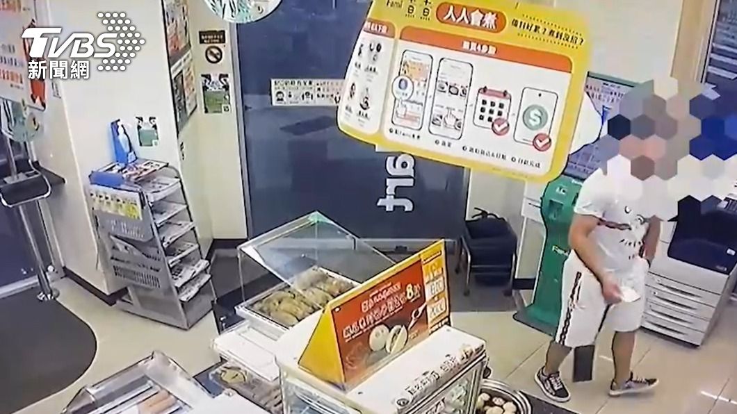 黃男盜刷信用卡得逞。(圖/TVBS)