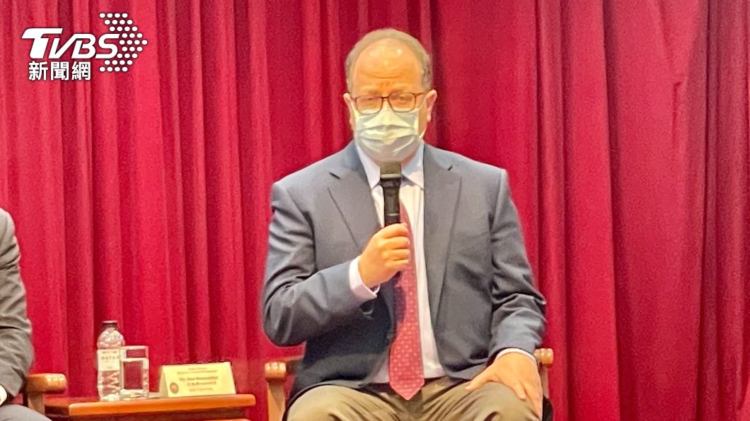 美國企業研究院(AEI)資深研究員卜大年(Dan Blumenthal)。(圖/林恩如攝)