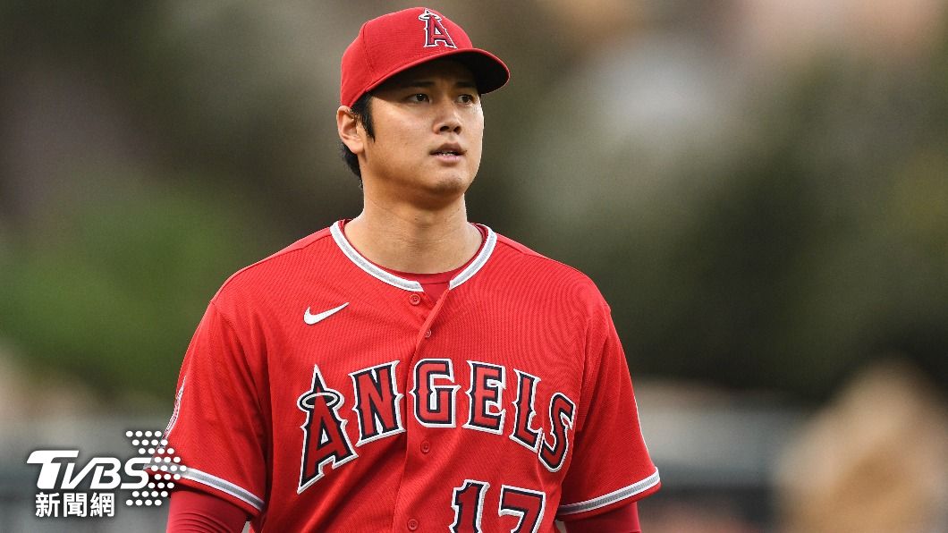 效力於洛杉磯天使隊的日本棒球選手大谷翔平。(圖/達志影像美聯社)
