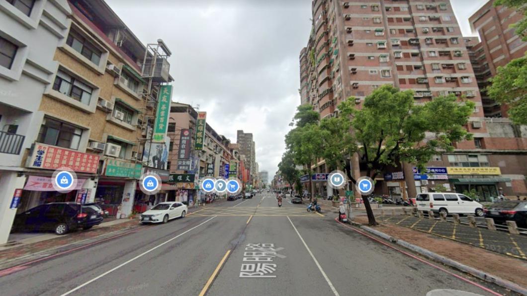 高雄市三民區陽明路。(圖/翻攝自GOOGLE街景)