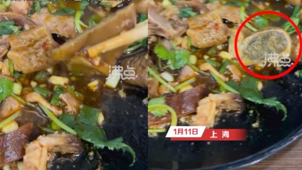 女子翻找後發現，肥腸內竟卡了一坨糞便。（圖／翻攝自《沸點視頻》微博）
