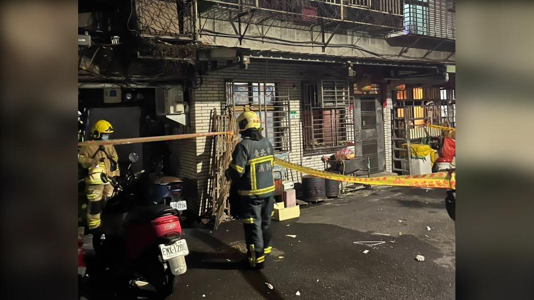 北市大龍街深夜驚傳瓦斯氣爆　男屋主燒成焦屍
