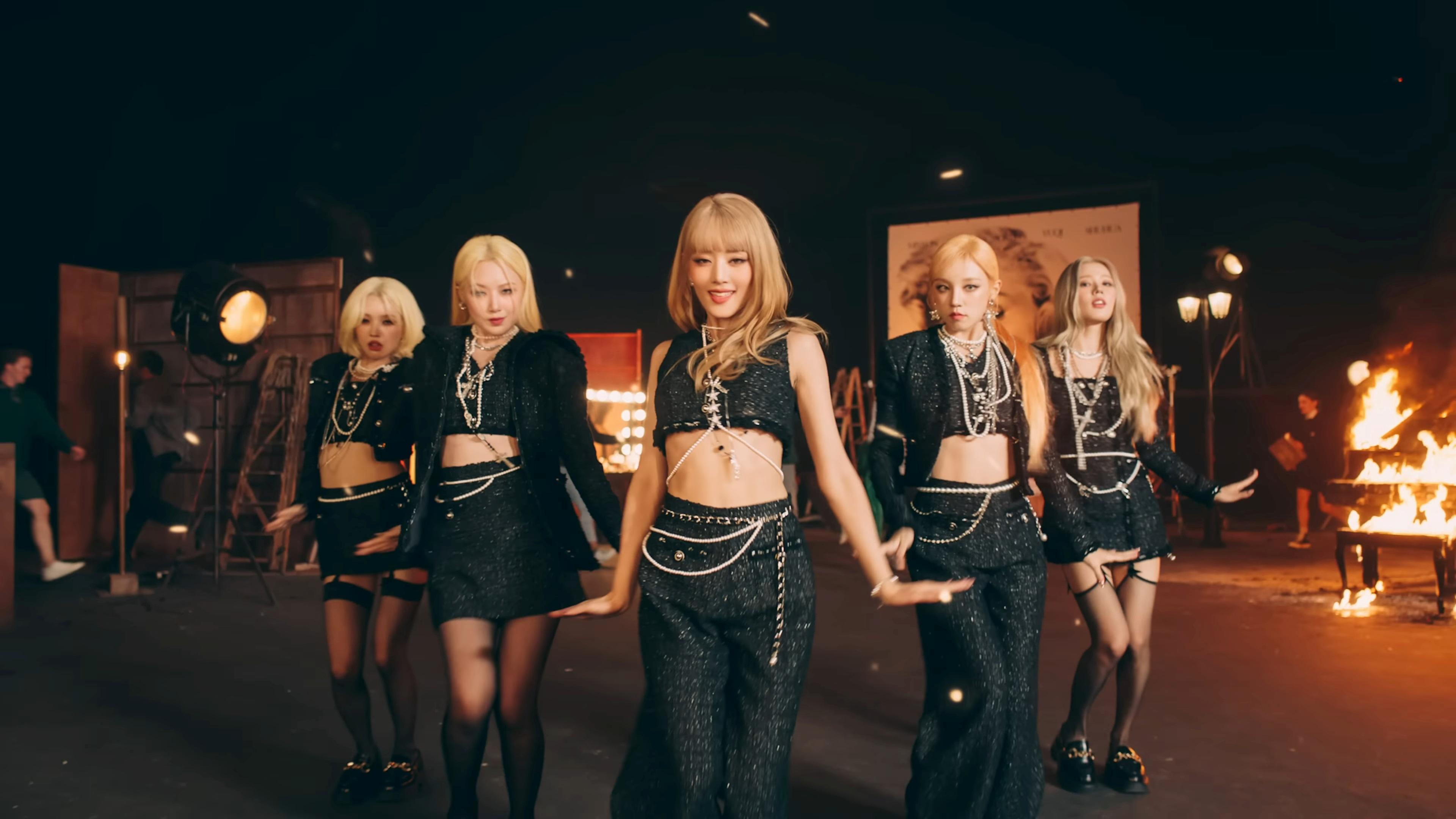 (G)I-DLE去年以〈Nxde〉宣揚女性主義的理念。(圖/翻攝自(G)I-DLE YouTube)