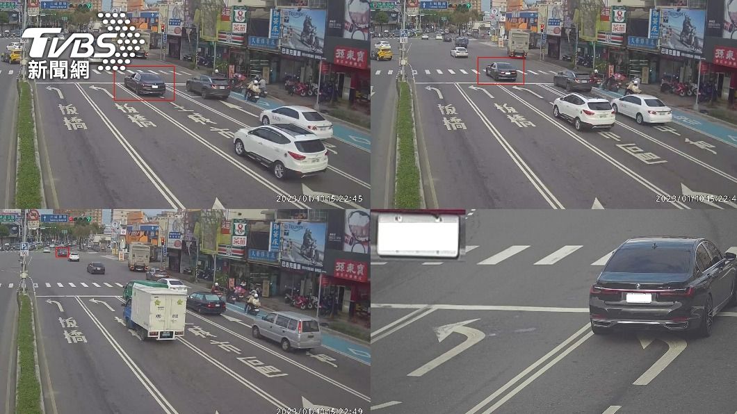 土城區中央、中華路口榮登違規件數第2多的路口。（圖／TVBS）