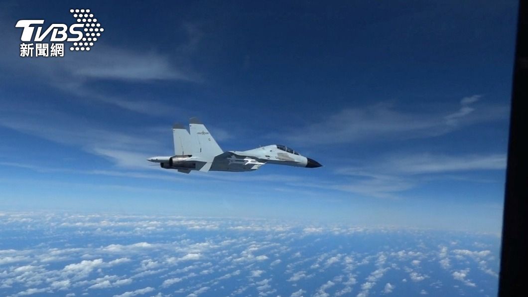 美中軍機去年底差點在南海上空發生擦撞事故。（圖／達志影像路透社）