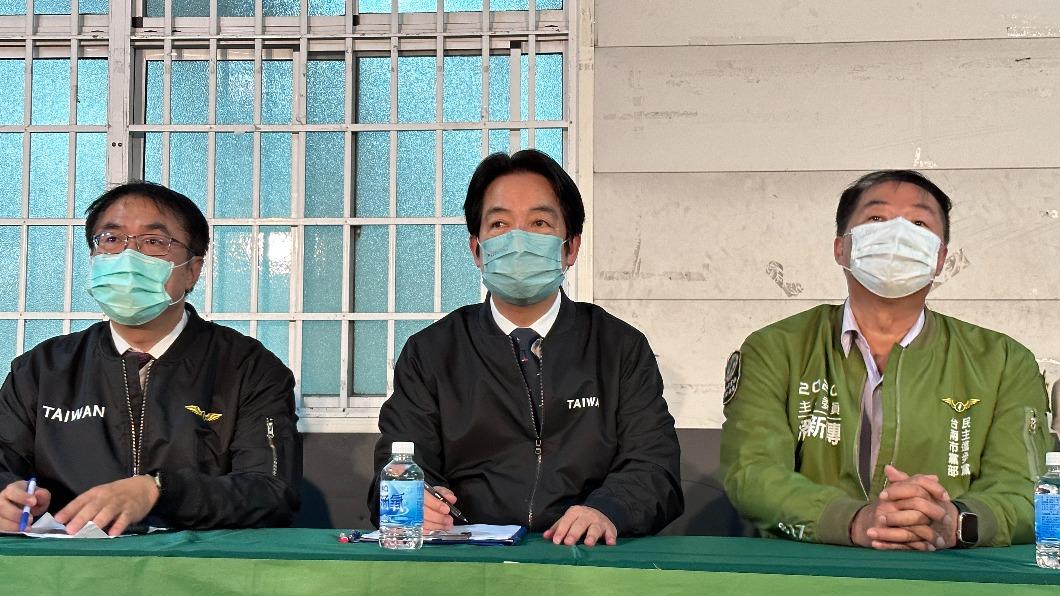 參選民進黨主席副總統賴清德今回到台南進行政見說明會。(圖/吳紹瑜攝)