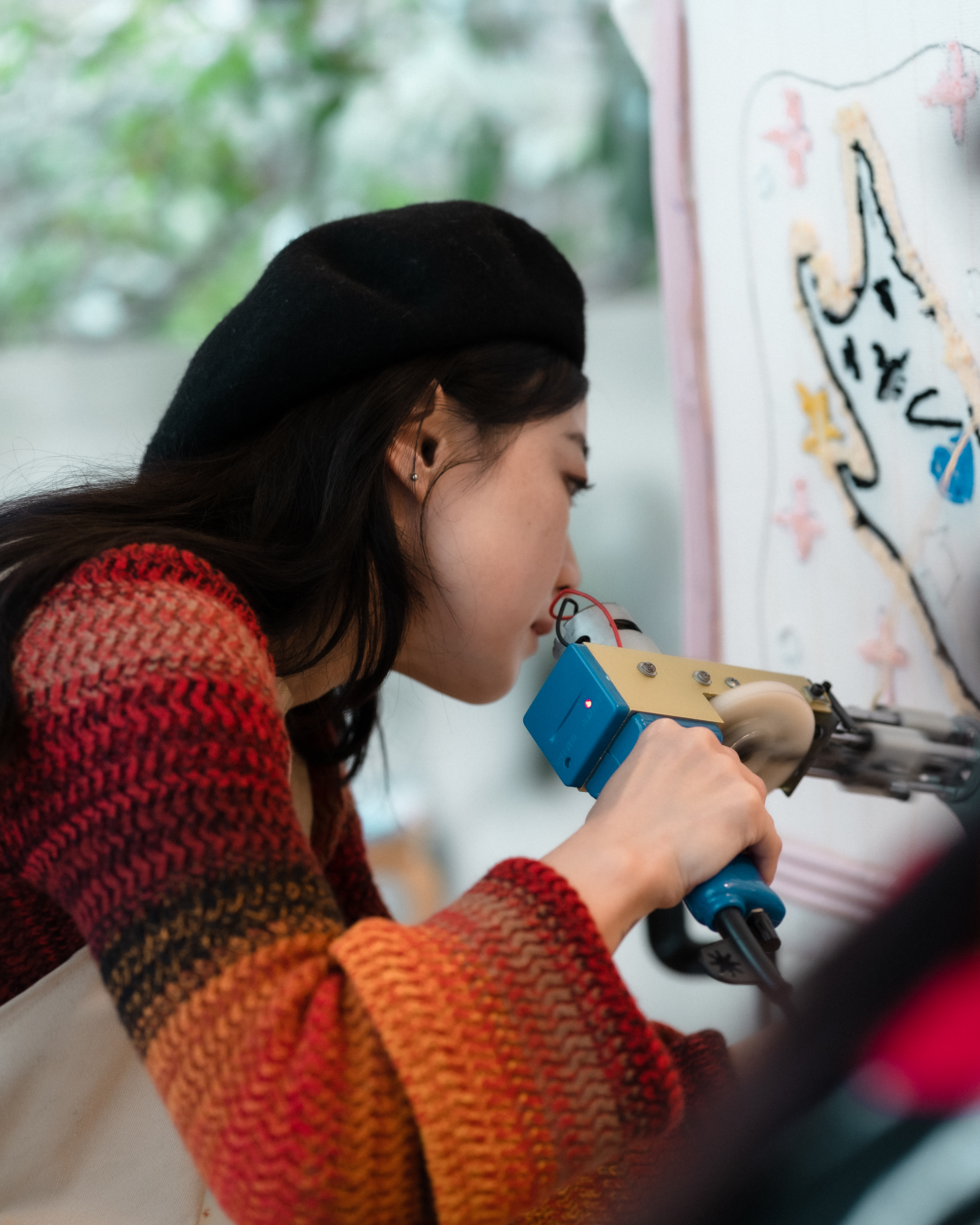 翁嘉薇的兔子非常有藝術感。（圖／自由試娛樂提供）