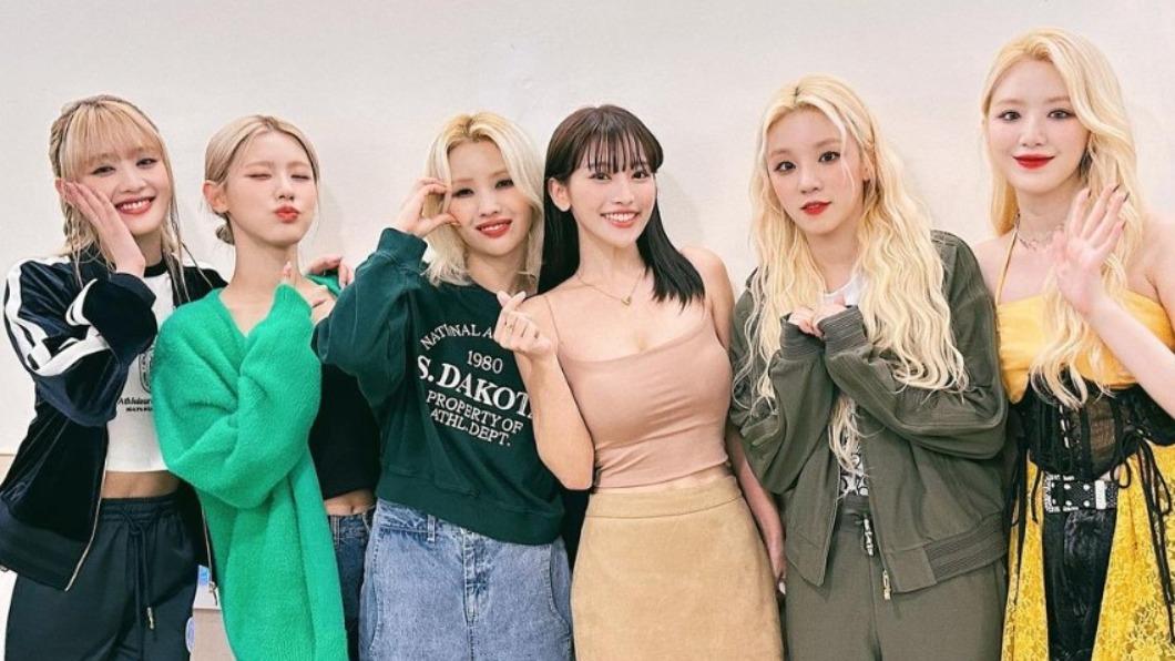 蔡瑞雪合體（G）I-DLE。（圖／翻攝自＠snowbabyq IG）