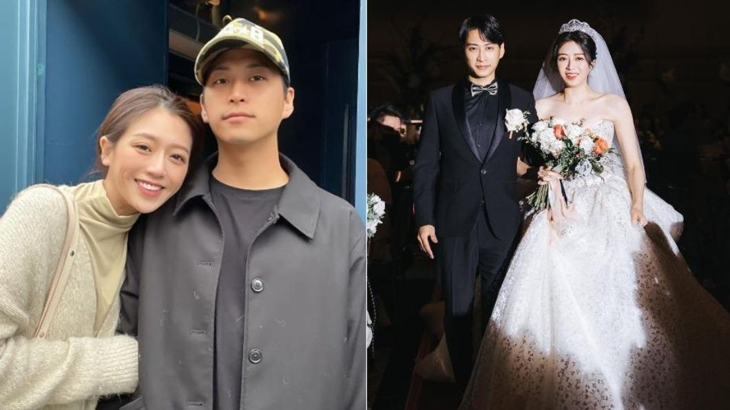 兩人愛情長跑10年結婚。(圖/翻攝自逸歡IG)