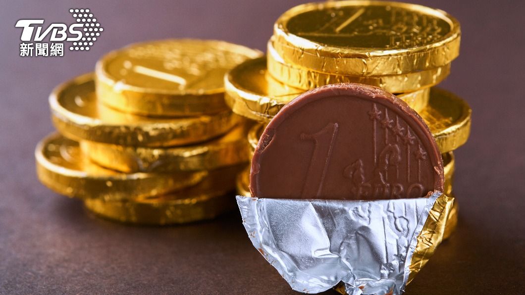 不少網友認為「金幣巧克力」榜上有名。(示意圖/shutterstock 達志影像)