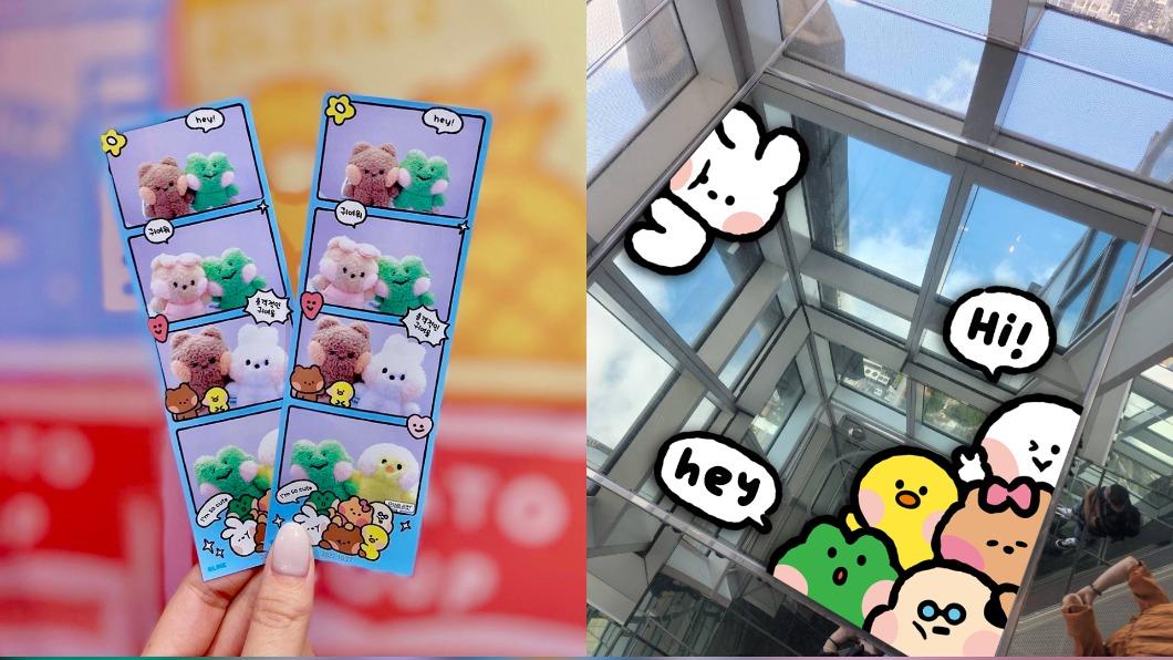 台北101有LINE FRIENDS WORLD特展，還有韓系拍貼機。（圖／業者提供） 