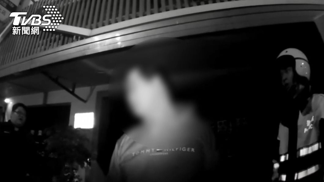 嫌犯遭警方逮捕時,還扯謊說機車是跟朋友借要拿去還。(圖/TVBS)