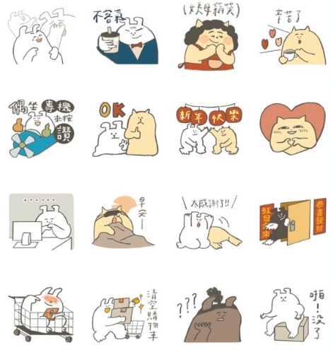 LINE購物 × 狗狗君。（圖／翻攝自LINE）