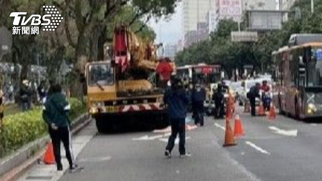 車禍釀成一死一傷。(圖/TVBS)