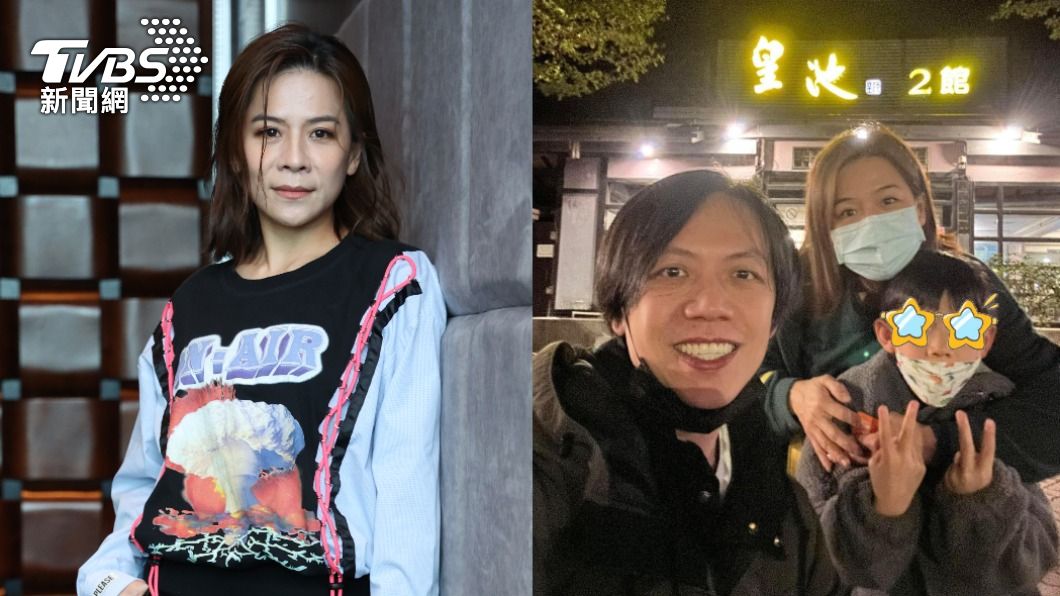 江美琪去年和老公、兒子過著分隔兩地的生活,團圓後更加珍惜在一起的時光。(圖/梁恩誌攝、翻攝自江美琪臉書)