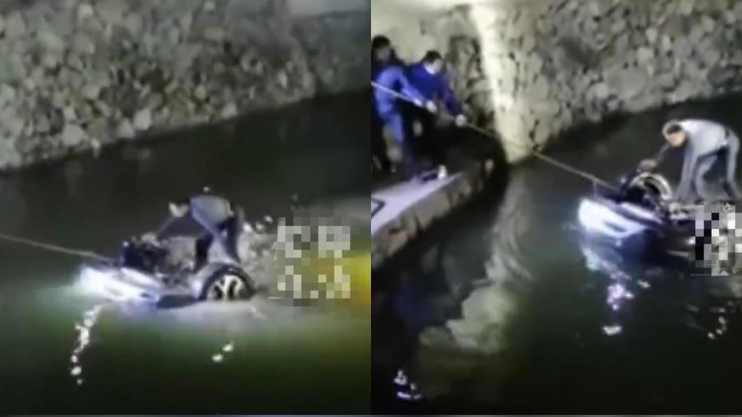 才剛考到駕照!新手媽開車掉進池塘 一家三口無生命跡象