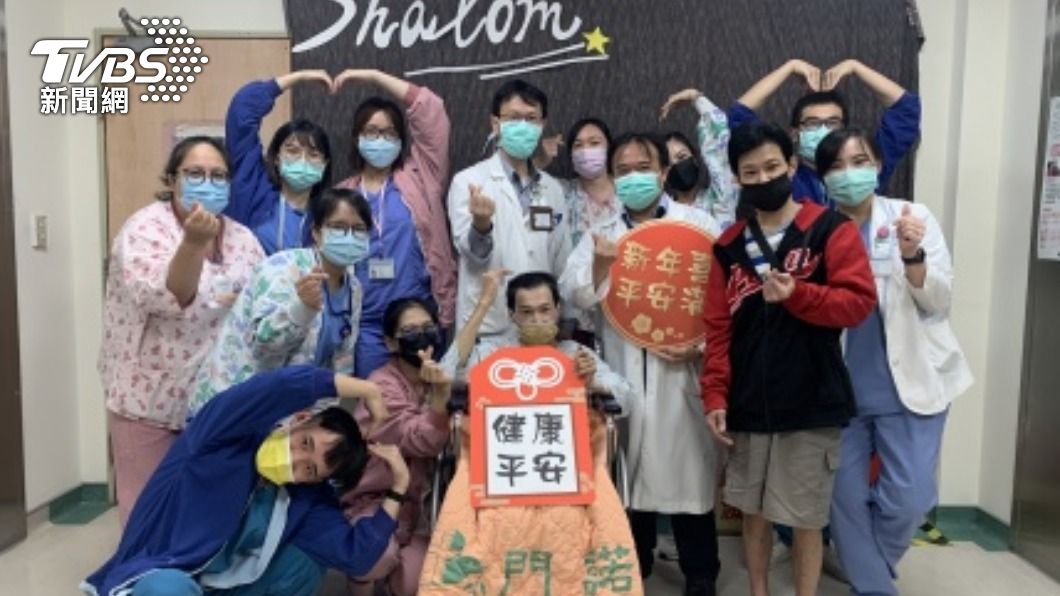 清醒裝著葉克膜54天抗病魔 花蓮男康復返家過年