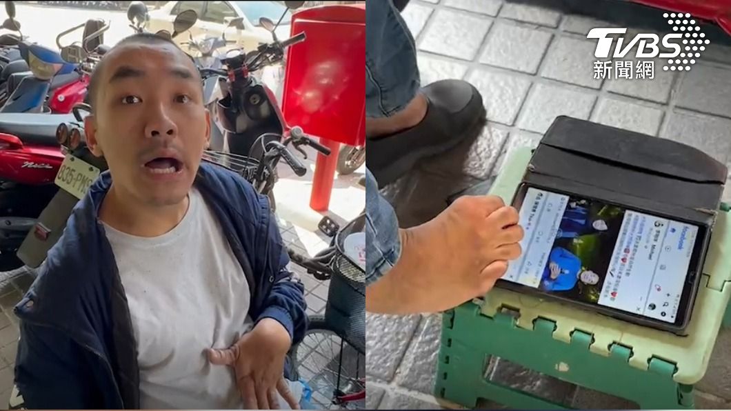 用腳經營粉專!高雄腦麻鬥士擺攤自立 腦中藍海有洋蔥