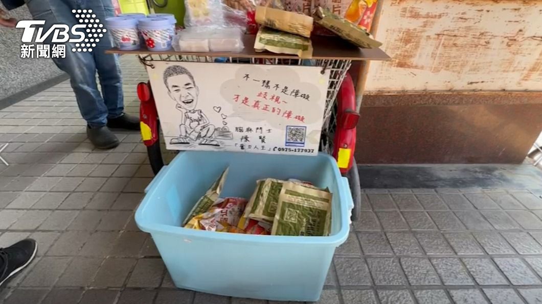陳賢的攤位。（圖／林炫均攝）