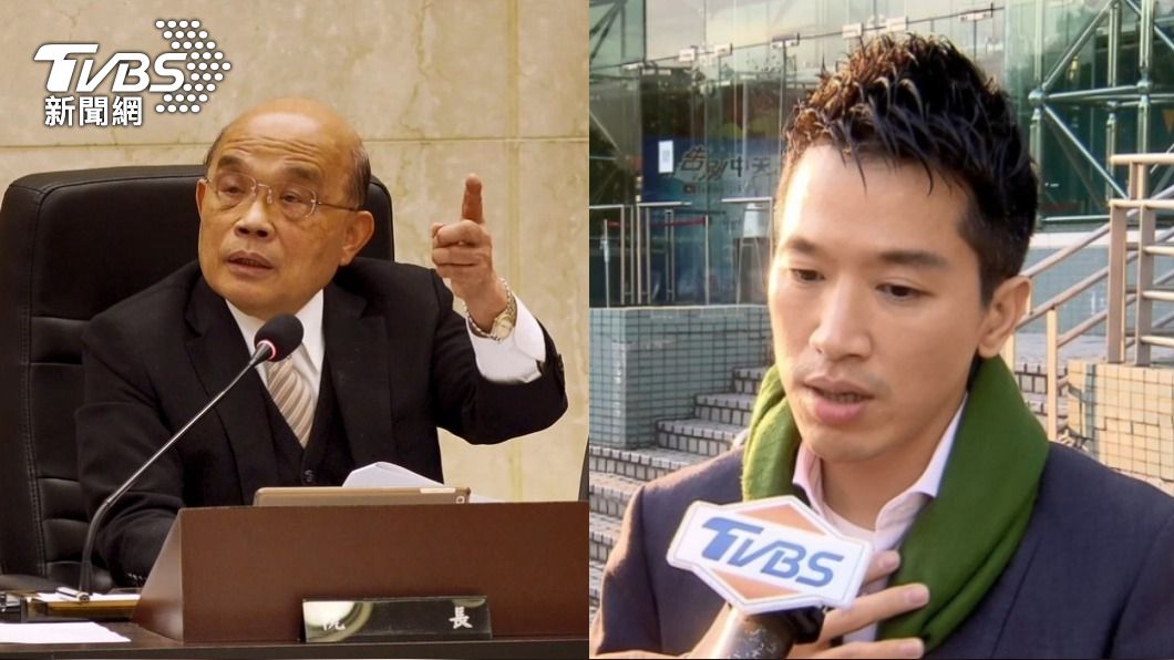 行政院長蘇貞昌請辭，立委何志偉留言道謝被支持者罵。（圖／TVBS資料畫面）