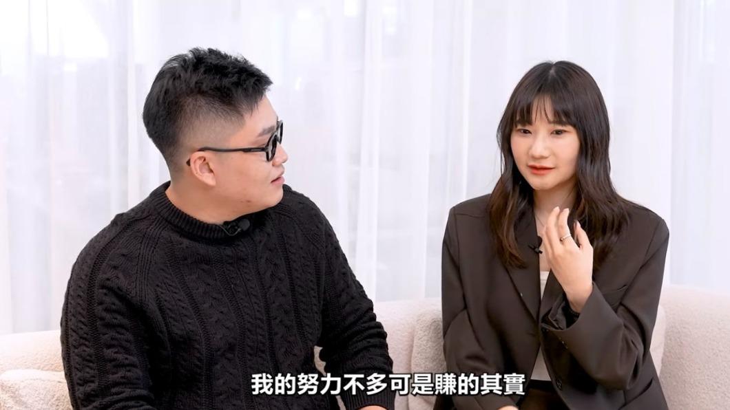 愛莉莎莎坦承自己並未在自媒體上下很大的功夫。(圖/翻攝自Joeman YT頻道)