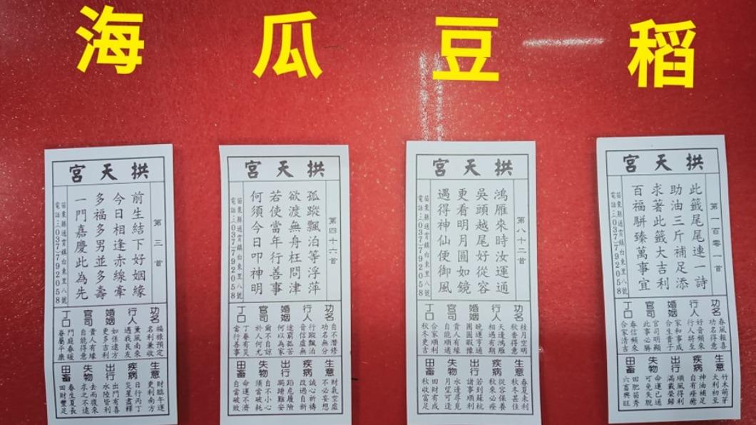抽出「此籤大吉利」!白沙屯拱天宮請示媽祖 兔年四季籤曝光
