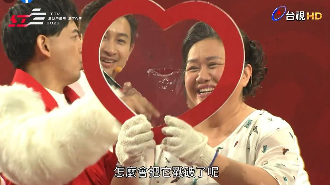 保鮮膜被戳破了。（圖／翻攝自台視）