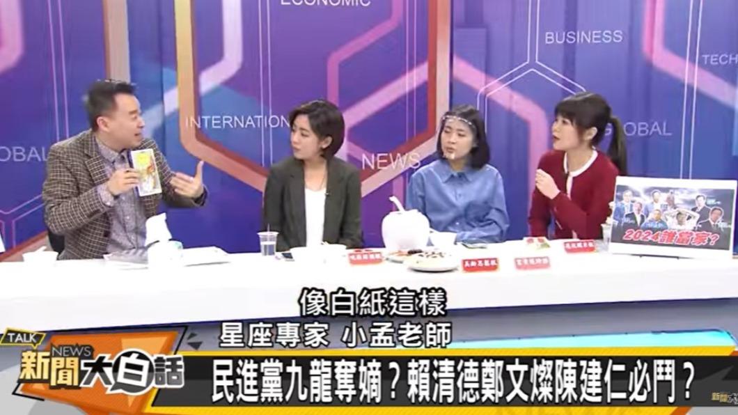 小孟老師認為,賴清德雖想洗白民進黨,但仍難解派系整合問題。(圖/翻攝自《新聞大白話》YT)