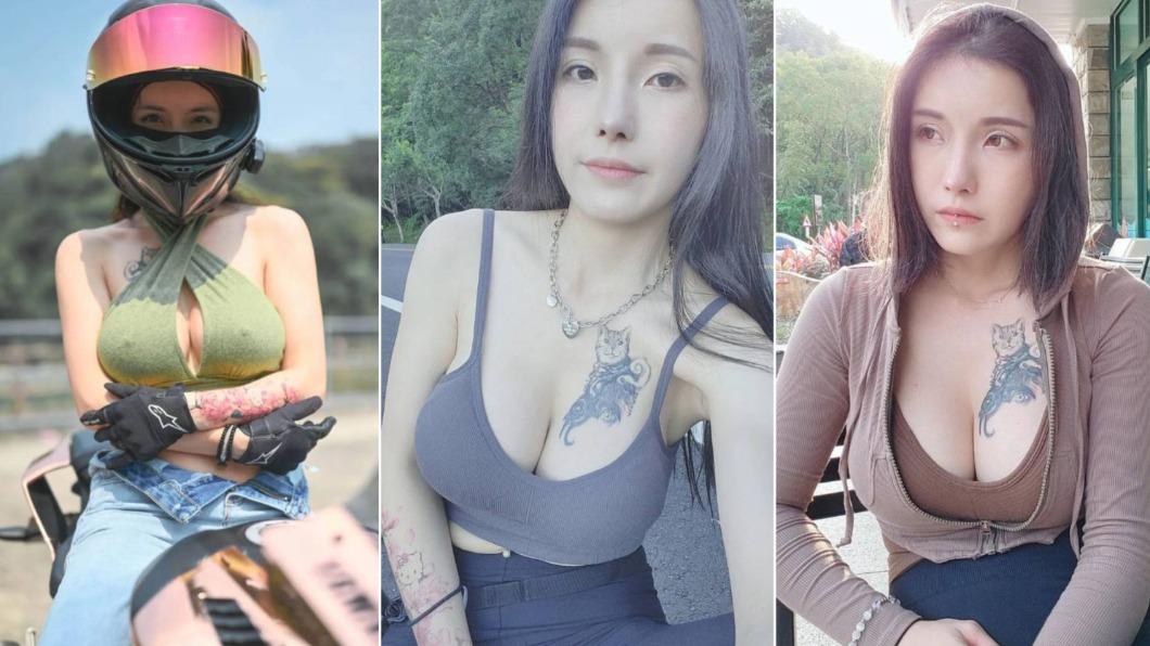 低胸花生妹周妍。(圖/翻攝自周妍IG)