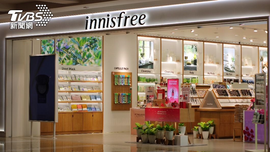 韓國Innisfree在疫情期間生意額大減。(示意圖/shutterstock達志影像)