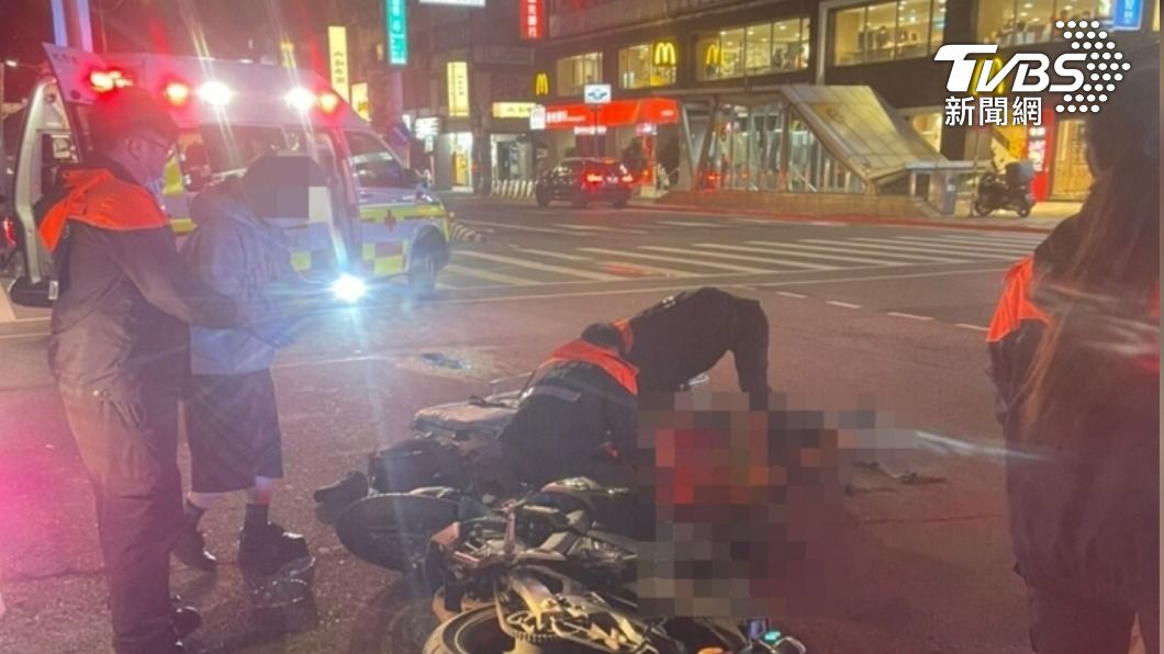 除夕趕團圓闖紅燈！　北市8旬管理員遭撞噴飛　頭部重創亡
