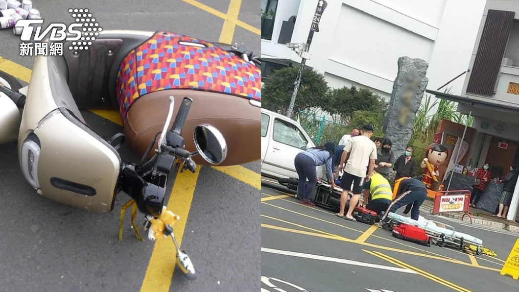 年初二悲劇!外地女買伴手禮釀死亡車禍 撞騎士1死1重傷
